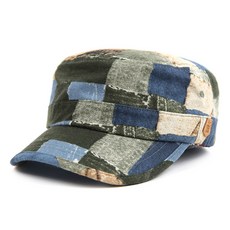 IAMCAP 復古拼接設計軍帽