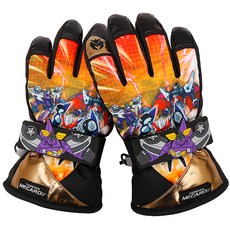 TURNING MECARD 男童滑雪手指手套 Red Ocean-50008