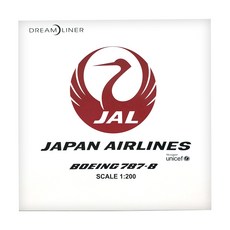 JCWings 1/200 JAL B787-8 JA828J Studio Ghibli飛機壓鑄模型, 混色