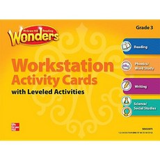 Reading Wonders Grade 3 Workstation Activity Cards Package Hardcover, McGraw-Hill Education