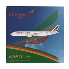 JCWings 1/200衣索比亞航空A350-900 ET-ATQ限量80飛機壓鑄模型, 混色