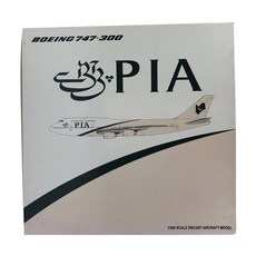 JCWings 1/200巴基斯坦航空 B747-300 AP-BFV 飛機壓鑄模型, 混色