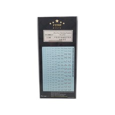 FSTARmodel 1/700 PLA Navy Marking Numbers Decal Set 프라모델 스티커, 혼합 색상, 1개