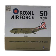 Inflight 1/200英國空軍C-130J-30 ZH883 50週年飛機鋁合金模型, 混色