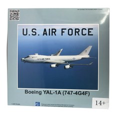 Inflight 1/200空軍空射雷射 YAL-1A 00-0001 飛機壓鑄模型, 混色
