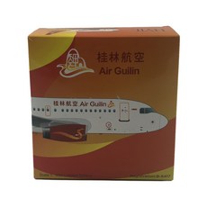 HYJLwings 1/400 Guilin航空A319 B-6417飛機壓鑄模型, 混色