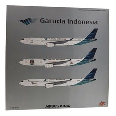 JFOX 1/200印尼獅航A330-300 PK-GPZ 飛機壓鑄模型, 混色