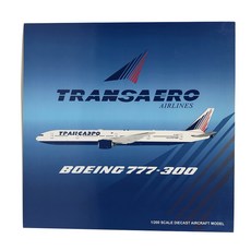JCWings 1/200俄羅斯國際航空B777-300 EI-UNM飛機壓鑄模型, 混色