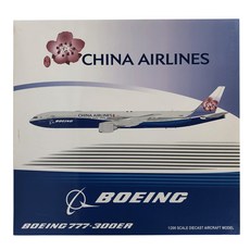 JCWings 1/200 中華航空 B777-300ER B-18007 飛機壓鑄模型, 混色