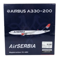 Phoenix飛機模型 1/200 塞爾維亞航空 A330-200 YU-ARA, 混色