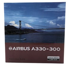 Phoenix飛機模型 1/200 Hongkong Guotai port Dragon Airlines A330-300 B-HYQ, 混色