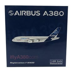 鳳凰1:400空客原廠A380飛機壓鑄F-WWDD iflyA380, 混色