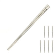 생활만 구름학 힘나는한끼 젓가락, 실버, 8개입