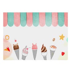 키친아트갤러리 주방 아트보드 달콤 아이스크림, 1개