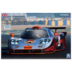 AOSHIMA 1/24 邁凱輪 F1 GTR 1997 勒芒 24H 海灣 no41 海外版 00752, 1個