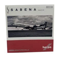 herpa 鳳凰飛機組裝模型 1/200 比利時航空 B707-320 OO-SJA, 混色