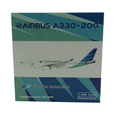 鳳凰1:400印尼航空A330-200飛機壓鑄模型 PK-GPS panda, 混色