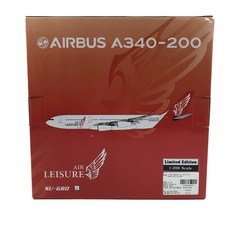 Phoenix飛機模型 1/200 埃及航空 A340-200 SU-GBO, 混色