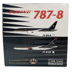 Phoenix飛機模型 1/200 Royal Jordanian B787-8 JY-BAA, 混色