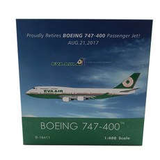 鳳凰 航空模型 1/400 中華航空 B747-400 B-16411 終於飛了, 混色