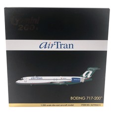 Gemini Jets 飛機壓鑄 1/200 美國穿越航空 B717-200 N948AT, 混色