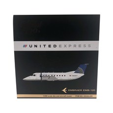 Gemini Jets 飛機壓鑄 1/200 United Airlines Express EMB-120 N660CT, 混色