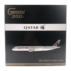 Gemini Jets 飛機壓鑄 1/200 卡塔爾航空 A350-900 A7-ALB, 混色