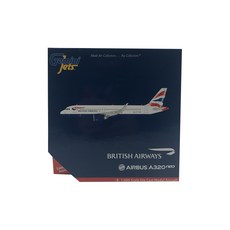 GeminiJets 비행기 다이캐스트 1/400 British Airways A320neo G-TTNA, 혼합 색상, 1개