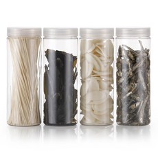 B PROJECT 冰箱圓形收納盒 大 4入 + 32款貼紙, 1套, 4個