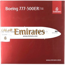 Gemini Jets 飛機壓鑄 1/200 阿聯酋航空 B777-300ER A6-ENJ, 混色