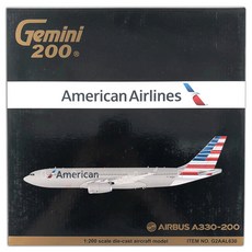 Gemini Jets 飛機壓鑄 1/200 美國航空公司 A330-200 N290AY, 混色