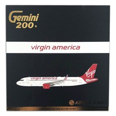 Gemini Jets 飛機壓鑄 1/200 維珍航空 A320/w N361VA, 混色