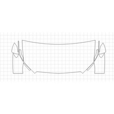 헥시스 벤츠 E CLASS SEDAN 300 SPORT 2018 H PU HFM 76.2cm BIKINI WRAPPED PPF보호필름, 1개