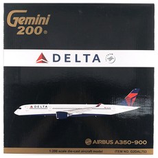 Gemini Jets 飛機壓鑄 1/200 美國達美航空 A350-900 N502DN, 混色