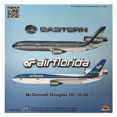 Inflight 1:200東方航空DC-10-30 N390EA飛機壓鑄模型, 混色