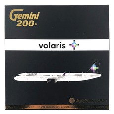 Gemini Jets 飛機壓鑄 1/200 Volaris A321/w XA-VLH, 混色