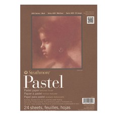 Strathmore 絲蒂摩 S4 粉彩專業用素描本 膠裝 GI403009, 23 x 30 cm, 24張