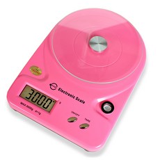 Opel 3kg大容量廚房秤 OF-3000N, 粉紅色的裸體