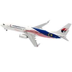 JC Wings 1:200馬來西亞航空B737-800 9M-MXS Negaraku塗裝 飛機壓鑄模型, 混色