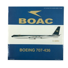 ARD 1:200英國海外航空B707-400 G-ARRC飛機壓鑄, 混色
