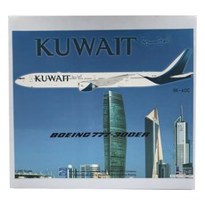 Inflight 1:200科威特航空B777-300ER 9K-AOC飛機壓鑄模型, 混色