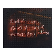 Envy Commerce 室內裝飾洞洞板 壞朋友們 黑色, 1個, 混合顏色