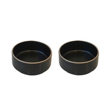 ERATO 深圓碗 KD-0302A L號, 黑色的, 2件