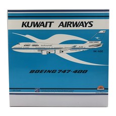 Inflight 1:200科威特航空B747-400 9K-ADE Al-Jabriya飛機壓鑄模型, 混色