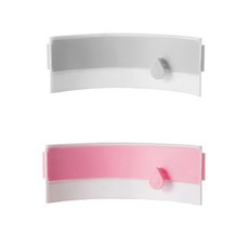 LIVING DUO 水槽廚餘袋架 2入, 粉色, 灰色, 1套