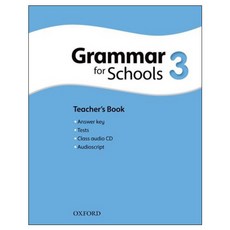 Oxford Grammar For Schools 3 : Teachers Book and Audio CD Pack, OXFORDUNIVERSITYPRESS