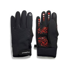 JANDIRO Boyd 自行車登山運動手套, 黑色的
