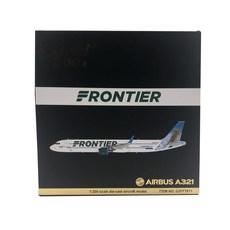 GeminiJets 1:200 Frontier Airlines A321/w N705FR飛機鋁合金模型, 混色