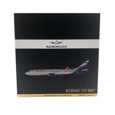 GeminiJets 1:200俄羅斯航空B737-800/w VP-BZA飛機鋁合金模型, 混色
