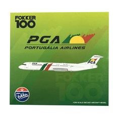 JCWings 1:200 PGA Fokker FK-100 CS-TPA飛機壓鑄模型, 混色
